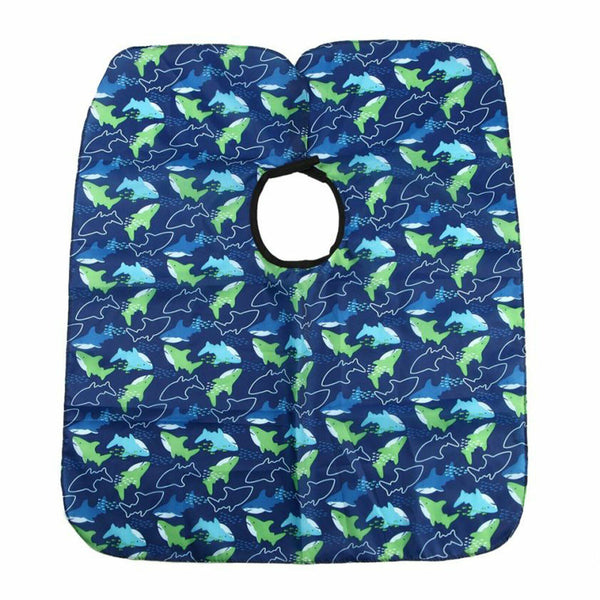 1X Kids Haircut Cape Salon Waterproof Hair Cutting Gown Nylon Hairdresser Barber