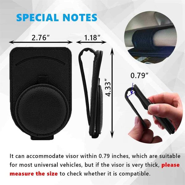 Car Vehicle Accessory Sun Visor Sunglasses Eye Glasses Card Pen Holder Stor Clip