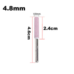 10 Chainsaw Sharpener Burr Grinding Stone File Chain Part Sharpening 4/4.8/5.5mm