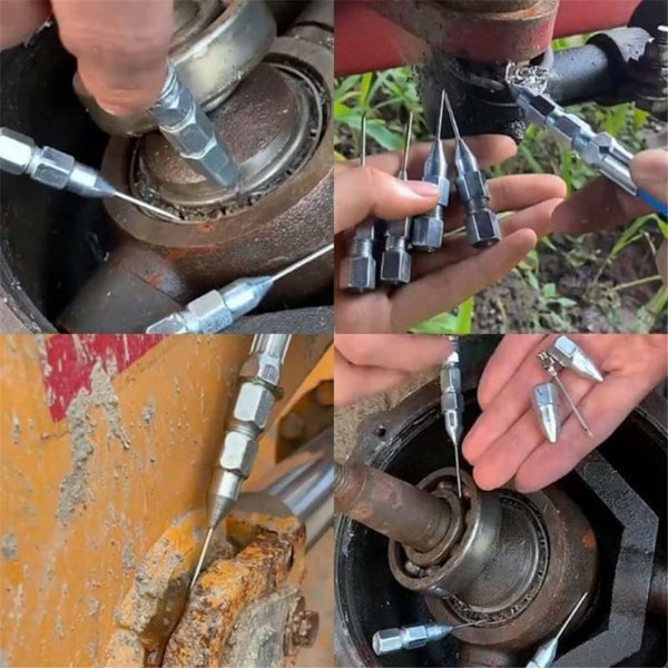 Needle Nose Grease Gun Dispenser Nozzle Adaptor For Hand-operated Grease Gun AU