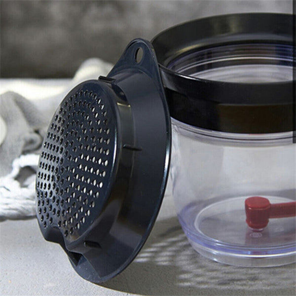 1L Fat Separator w/Bottom Release Fat Dispenser Gravy Strainer Kitchen Tool