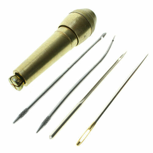 2 Set Sewing Needle Tool Kit Stiching Speedy Stitcher for Leather Sail & Canvas