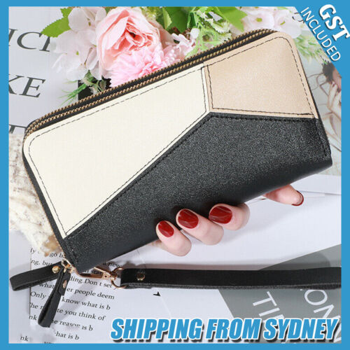 Women Fashion Leather Wallet Long Purse Card Phone Holder Case Clutch Handbag AU