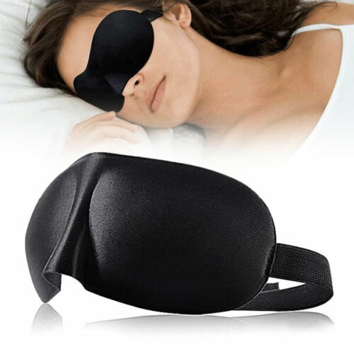 Travel Sleep Eye Mask Soft Memory Foam Padded Shade Cover Sleeping Blindfold - Lets Party