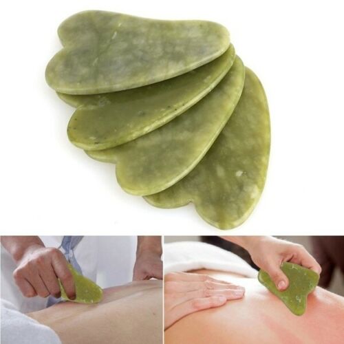 Natural Guasha Facial Jade Face Body Care Gua Sha Board Massager Tool Set - Lets Party