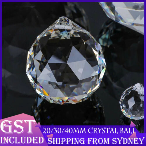 10Pcs Crystal Ball Prism Pendant Glass Chandelier Hanging Pendant Sun Catchers