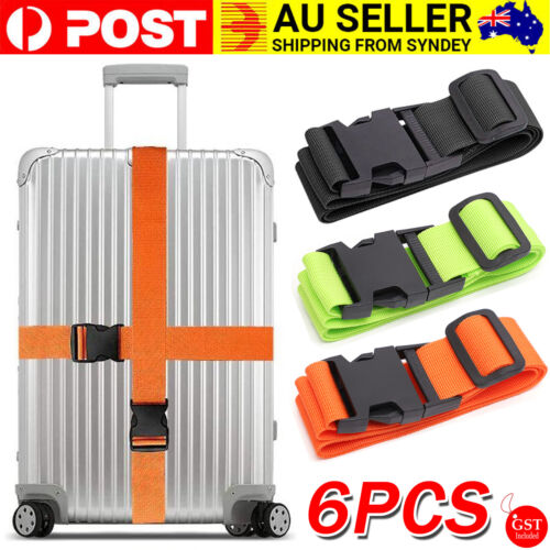 Travel Luggage Suitcase Bag Packing Secure Safe Strap Belt Lock 200cm 3 Colors