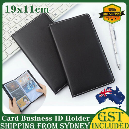 120PCS Card Business ID Holder Credit Card Wallet Book Folder Organiser Travel A