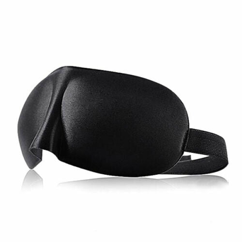 Travel Sleep Eye Mask Soft Memory Foam Padded Shade Cover Sleeping Blindfold - Lets Party