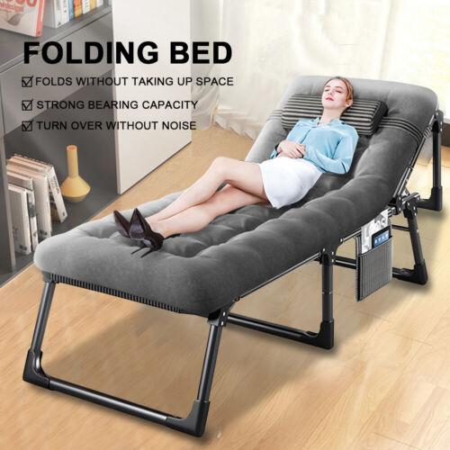 Single Mattress Folding Bed Recliner Bedding Portable Foldable Camping Mat