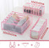 Foldable Drawer Organiser Divider Bra Sock Underwear Storage Closet Wardrobe Box