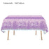 Purple Diamond Table Cover Tablecloth Party Supplies Birthday Decoration