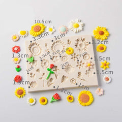 Daisy Silicone Mould – Flower Fondant, Chocolate & Resin Baking Mold