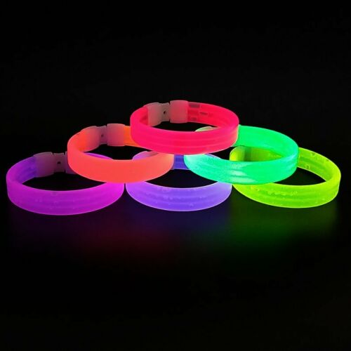 25-100Pcs Mixed Colour Glow Sticks Bracelets Party Glowsticks Glow in the dark - Lets Party