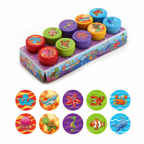 30pcs Assorted Fun Colour Stamps Kids Reward Craft Arts Project Teacher NonToxic