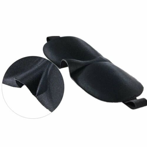 Travel Sleep Eye Mask Soft Memory Foam Padded Shade Cover Sleeping Blindfold - Lets Party