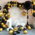 112PCS Balloon Garland Set Black Gold Star Arch Party Supplies Decoration