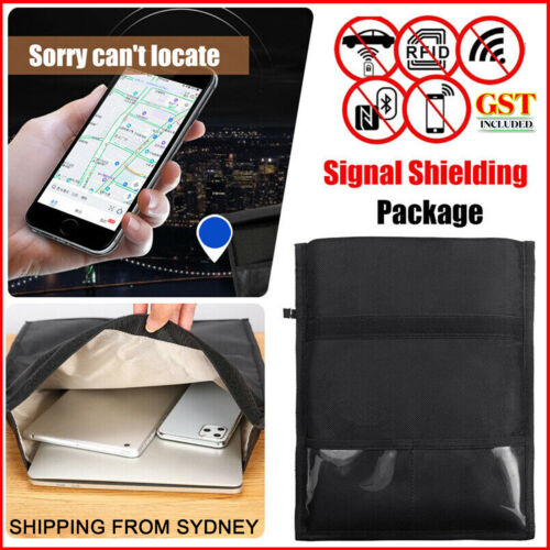 Signal Blocker Case Car Key Phone Laptop RFID Shield Blocking Pouch Faraday Bag