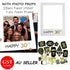 30th Birthday Photo Booth Props Set with Picture Frame Birthday Party Supplies