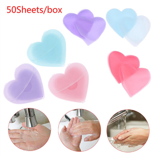 UP TO 10 Boxes Portable Washing Slice Sheets Hand Bath Travel Scented Paper Soap