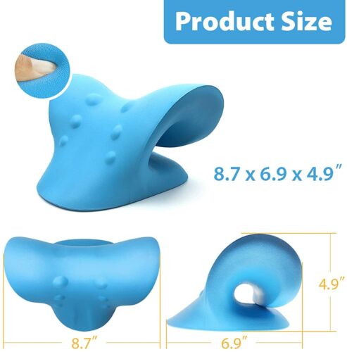 Neck Traction Pillow Neck Stretcher Cervical Pain Relief Original Cloud Shape - Lets Party