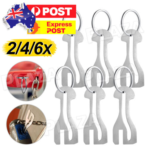 2/4/6x AUSSIE SHOPPING TROLLEY TOKEN MASTER KEY - Lets Party