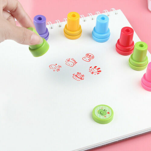 30pcs Assorted Fun Colour Stamps Kids Reward Craft Arts Project Teacher NonToxic