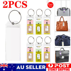 2pcs Cruise Ship Luggage Tag Holders Great for ROYAL CARIBBEAN and CELEBRITY X