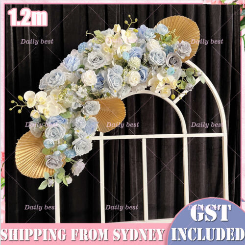 1.2M Artificial Flower Runner Arrangement Panel Wall Rose DIY Wedding Party Deco