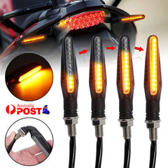 Motorcycle Indicators 4pk – LED Flowing Turn Signal Blinkers