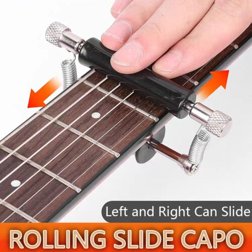 Tuning Tone Electric Guitar Guitar Adjustable Capo Sliding Capo Rolling Capo