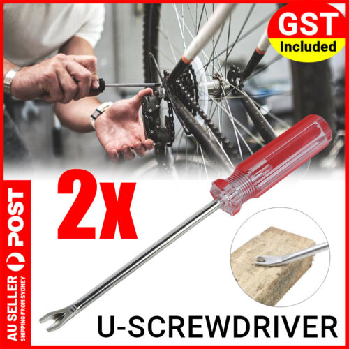 2x U-Screwdriver Screwdriver Bits U Fork Type Magnetic Screwdriver Screw Driver - Lets Party