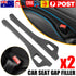 2Pcs Car Seat Gap Filler Spacer Auto PU Universal Soft Holster Blocker Pad AU