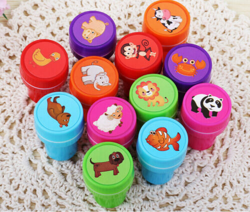 30pcs Assorted Fun Colour Stamps Kids Reward Craft Arts Project Teacher NonToxic