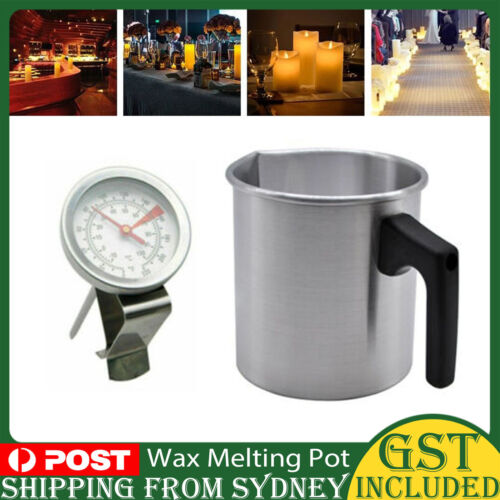 Wax Melting Pot Pouring Pitcher Jug Large Aluminium Pot Candle Soap Making AU