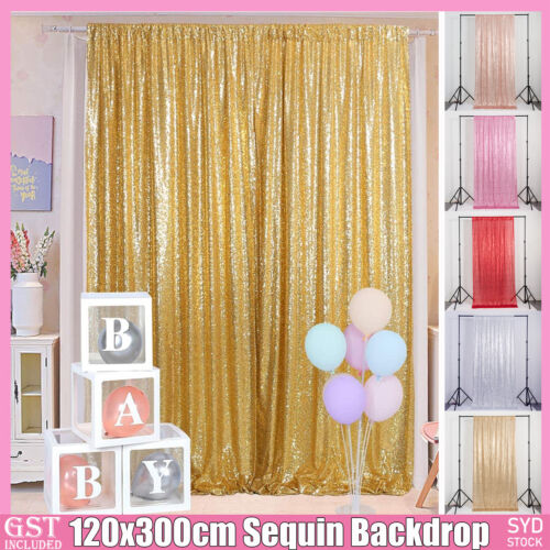 120x300cm sequin backdrop curtain cover shinning material Party Wedding Decorati