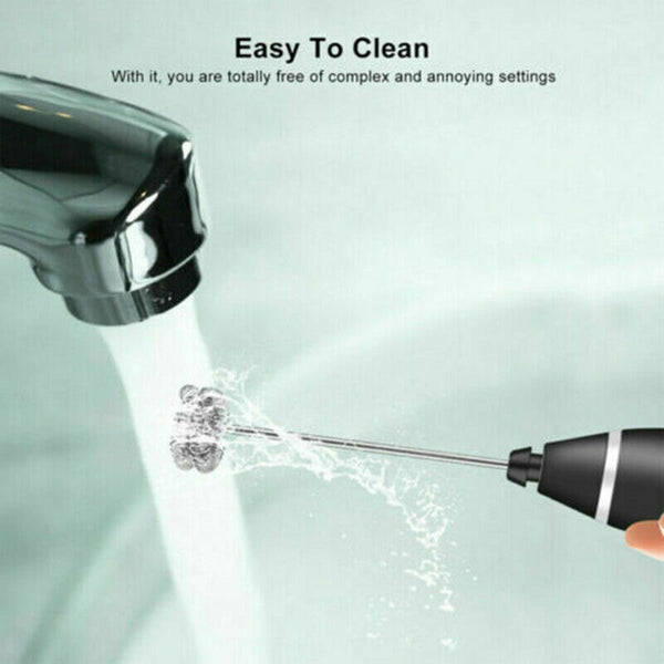 Usb Charging Electric Egg Beater Milk Frother Handheld Drink Coffee Foamer Aus - Lets Party