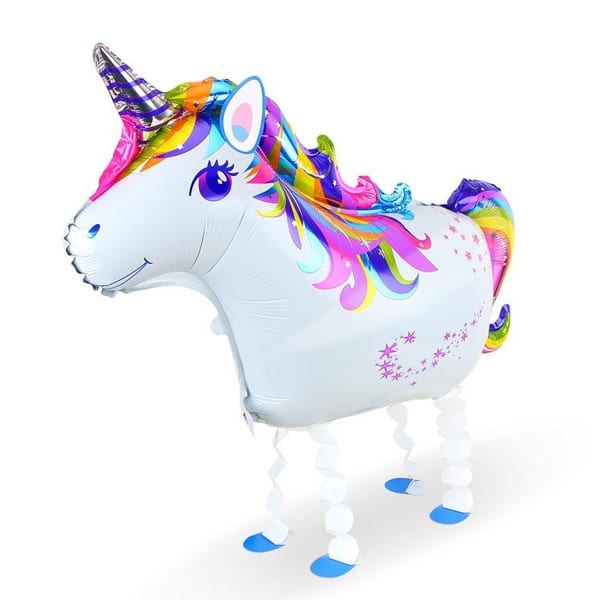 AU Animal Shape Foil Balloons Party Decoration Unicorn Llama Pig Pug Walking - Lets Party