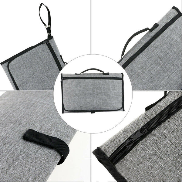 Portable Baby Infant Nappy Changing Mat Pad Diaper Cover Foldable Change Clutch - Lets Party